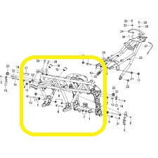  BENELLİ 502-C ŞASİ ÖN KISIM 57110P360100