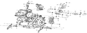 QJ SRK 125 S KELLE MOTOR KOMPLE