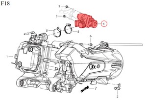  QJ VPS 125 / LTM 125 GAZ KELEBEĞİ KOMPLE A V30