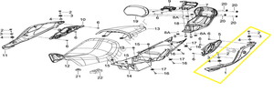  BENELLİ 502-C YAN KAPAK SOL 65687P080000