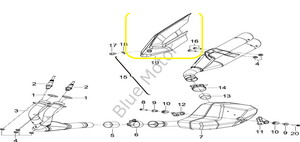 BENELLİ 502-C EGZOZ ÜST PLASTİĞİ 48023P080000